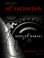 2005-2011 Honda Recon TRX250TE/TM service manual