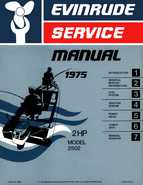 1975 Evinrude 2HP Model 2502 Full Factory Service Repair Manual P/N 5087