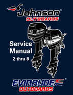 1996 Johnson/Evinrude Outboards 2 thru 8 Service Repair Manual P/N 507120