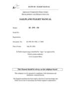 B1-PW-5D Sailplane flight manual
