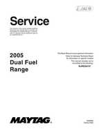 Maytag Jade - 2005 Dual-Fuel Range manual